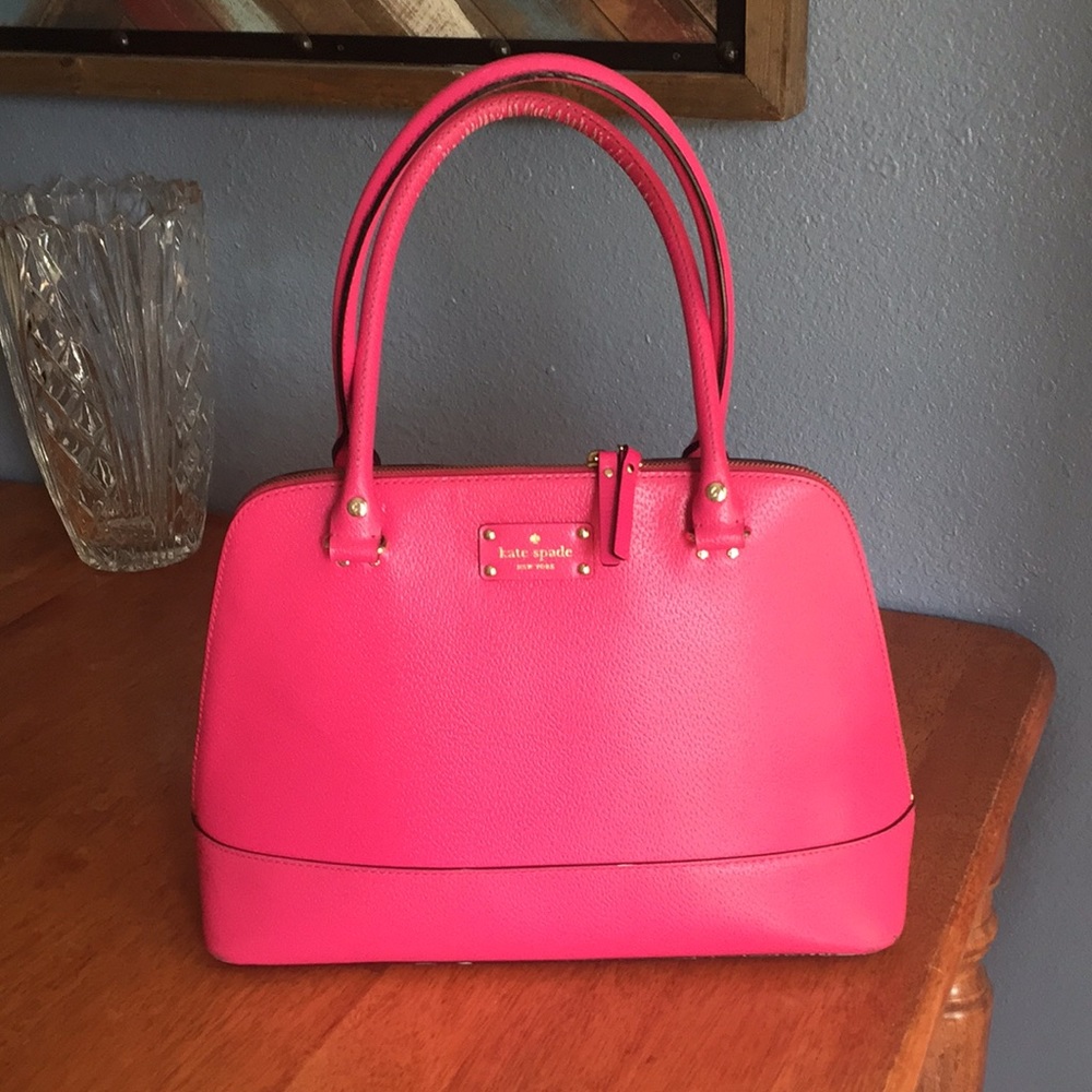 Hot Pink/Fuchsia Kate Spade Satchel Purse
